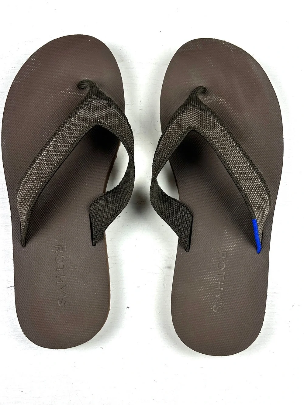 Rothys The Men’s Flip Flop Size 9 Beach Summer Brown